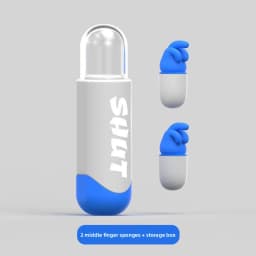 Creative Fist-Shaped Memory Foam Ear Plugs, High Noise Reduction Low Pressure Comfort Earplugs for Sleep Snore Blocking