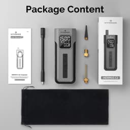 C2 Wireless Car Portable Air Compressor 100% Duty Cycle 4000mAh LED Light Tire Inflator Pump Cars Motorcycles Bicycles