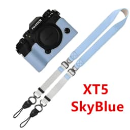 Litchi Skin PU Leather Half Case for Fujifilm Fuji XT50 XS10 XS20 XT30 XT30II XT20 XT10 XT5 XM5 Battery Opening Cover With Strap