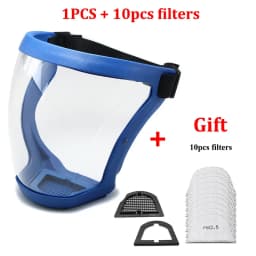 Protection Mask Splashproof Transparent Facial Protector Face FaceMask Protective Outdoor Safety Mask Head Cover Work Protection