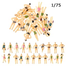 Mixed Color Pose Dollhouse Decorations 1:87 Train Scenery Model Building Passengers DIY Character Sit People Figures