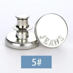 5/10/20Pcs Button Pins for Loose Jeans No Sew Instant Replacement Snap Tack Pant Button Adjustable Metal Pants Button Tightener