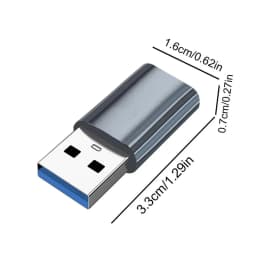 USB C to USB 3.1 Adapter High-Speed Type C Female to USB A Male Charger Cable Converter for Laptop Hard Drive