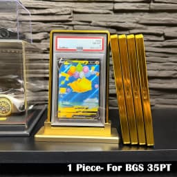 Reflective Surface Tech Border Aluminum Alloy Graded Card Protect Cases, Metal Frame For PSA CGC BGS Trading Card Slabs Holder