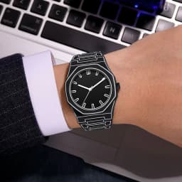 2026 New Quartz Watch with Silicone Material and Comic Design, Featuring Classic Anime Lines, a Men's Sports Watch