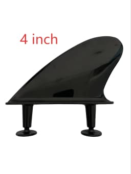 1Pic/3Pcs Soft Surfing Fins Plastic Soft Tail Fin With Replacement 6 Fins Screw Longboard Softboard Surf Accessories
