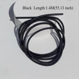 New 1.4M Laser Color TPU Soft Spiral USB Charging Cable Protector for iPhone Samsung Huawei Earphone Cord Line Protection