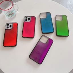 For iPhone 16 Pro Max 15 14 13 12 Case Shockproof Luminous Liquid Quicksand Hard,Slim Shiny Glow in Dark Night Light Phone Cover