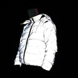 Drop Shipping Reflective Winter Jacket Men Women Warm Coat Casual Parka Detachable Hooded Jackets Night Road Safety Outerwear
