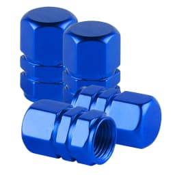 Hex Aluminum Explosion-proof Valve Caps Fit Car & Moto Block Dust Rust Choose Seal Ring or No Ring Various Colors for Wheels