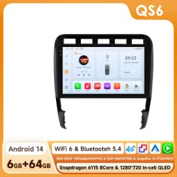 Hizpo Android 14 Auto Radio For Porsche Cayenne 1 2002-2010 4G Car Multimedia GPS 2din Stereo AI Voice Wireless CarPlay 360 CAM
