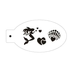 PET Stencil For Face Body Face Painting Paint Reusable Templates For Body Arts Cosplay Halloween Christmas Party