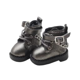 1 Pair Doll Shoes Lovely Chain Boots New Casual Hand-made Ob11 DOD 1/12 Bjd Doll Shoes Doll Accessories