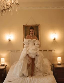 Tokyo White Off the Shoulder Customized Wedding Party Detachable Sleeves Zip Back Bridal Gown Chic A-Line Wedding Gowns 2026