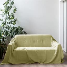 Premium Quality Sofa Slipcover, 100% Linen Sofa Cover ,Soft Couch Chair Cover for Living Room Bedroom LOVESEAT Home Textile