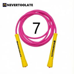Super long 3.2 meters rope length 7mm PVC 15.5cm long handle 220 gram heavy fitness crossfit crossrope hiit skipping jump rope