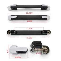 Luggage Handle Grip Trolley Handle Suitcase Handle Bag Handle Replacement Universal Travel Black Luggage Bag Accessories
