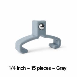 15Pack ABS Plastic Socket Organizer Rail Replacement Clips, 1/2 3/8 1/4 Drive Spring Loaded Ball Bearing Socket Holder Tool Rack