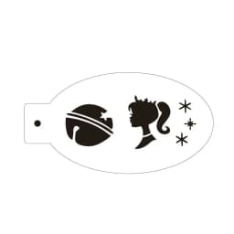 PET Stencil For Face Body Face Painting Paint Reusable Templates For Body Arts Cosplay Halloween Christmas Party