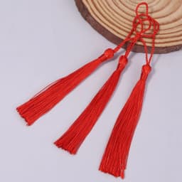 30pcs 13cm Hanging Rope Polyester Tassel Fringe Soft Flossy Tassel For DIY Bookmark Keychain Pendants Jewelry Making Accessories