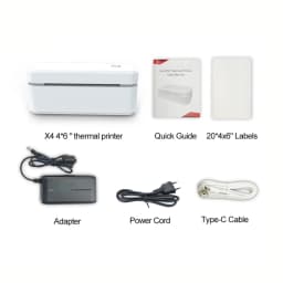 Marklife X4 Thermal Label Printer Portable Printer for 4x6 Mailing Packages Printing Bluetooth & Automatic Label Recognition