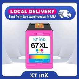 Cartridge 67 XL Compatible for 67XL hp Printer Ink Black Tri-Color for Envy 6010 Envy Pro 6410