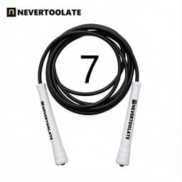 Super long 3.2 meters rope length 7mm PVC 15.5cm long handle 220 gram heavy fitness crossfit crossrope hiit skipping jump rope