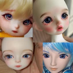Doll Eyes Diameter 10/12/14/16/18 Mm Bjd Doll Round Acrylic Eyeball Dress Up Girl Diy Play House Toys Kid Gift Doll Accessories