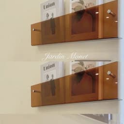 1pcs INS Transparent Acrylic Wall Decoration Magazine Storage Rack Children's Picture Book Newspapers Records Wall Mounted Shef