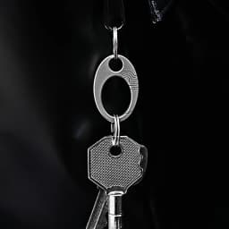 MINI Titanium Alloy Car Keychain Bag Buckle Pendant Men's Waist Hanging Outdoor Metal Hiking Backpack Buckle Quick Hanging EDC