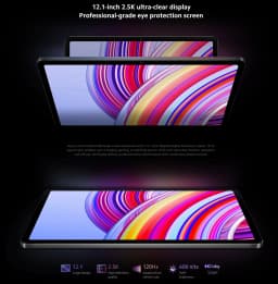 UK Version Xiaomi Redmi Pad Pro 12.1" 120Hz 2.5K Display 10000mAh Battery Snapdragon 7s Gen 2 CPU 33W fast charge 8MP Camera