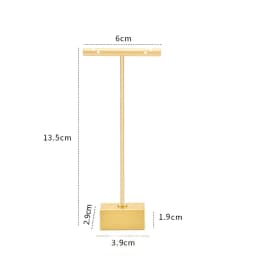 Modern Jewelry Earrings Display Stand Holder T Bar Rack Tower Metal Earring Bracket Organizer Ear Studs Hanging Storage Shelf