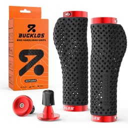 BUCKLOS 3D Printed Bicycle Grips Ergonomics 3D Bike Handlebar Grips Honeycomb Bicycle Handle Lock on MTB Cuffs Bike Bar End