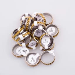 Wholesale Bulk 20pcs/Lots Rotatable Chain Spinner Stainless Steel Rings Decompression Jewelry For Men Women Mix Style
