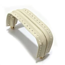 1PC Leather Covered Purse Frame Aluminum Bag Clasp Frame DIY Handbag Making Sewing Craft Replacement Handle Hardware Accessory