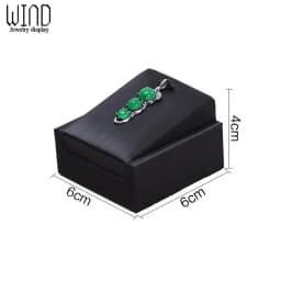 Black PU Leather Jewellery Ring Earrings Stand Holder Set Jewelry Pendant Necklace Chain Chokers Display Bust Bangle Organzier