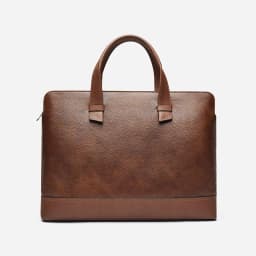 2026 New Men's Genuine Leather Briefcase Top-Grain Cowhide Vintage Business Handbag Shoulder Crossbody Messenger Bag