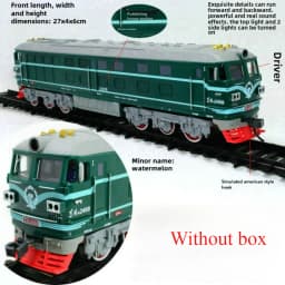 Simulation Dongfeng Train Head Aole Diesel Locomotive 4B Electric Track Train Collection Vehicle Toys