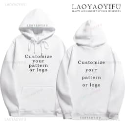 Customized Print Personalized Hoodie Warming and Comfort Sweatshirt Student Casual Custom Printed Text DIY Hoodie Fashion