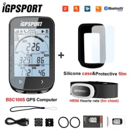 iGPSPORT BSC100S ANT+ GPS Odometer Cycling Bike Computer Riding Wireless Speedometer Support Powermeter 2.6 Inch large screen