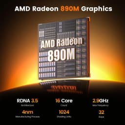 PELADN Gaming Mini PC AMD Ryzen AI 9 HX 370 (12 Cores,up to 5.1Ghz), 32GB LPDDR5X 1TB PCIe 4.0 SSD Dual 2.5G LAN USB4 20Gbps Type-C/DP/HD Mini Desktop Computer WiFi7 4K/60Hz Triple-Display USB3.2/BT5.4 Mini Computers
