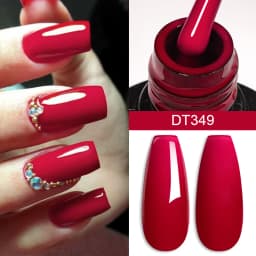 MEET ACROSS 7ml Glitter Sequins Thermal Gel Nail Polish 3 Layers Temperature Color Changing Semi Permanent UV Gel Varnish Nails