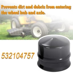 4pcs Lawn Tractor Axle Cap 532104757 Fits For Craftsman Axle Hub Cap 104757 Garden Lawn Mower Replacement Axle Cap