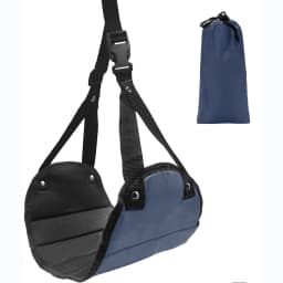 Portable Airplane Footrest Adjustable Strap Comfortable Plane Travel Foot Hammock Feet Rest Hanger for Airplane Train Office Car