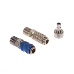 Airbrush Quick Disconnect Accessories 1/8 Quick Realse Fitting Adapter with 1 Extra Quick Connector Hose Air Brush Parts