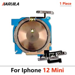 Wireless Charging NFC Chip Coil With Sticker & Power Button & Volume Button Flex Cable For iPhone 15 14 Plus 13 Mini 12 Pro Max