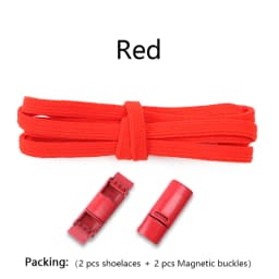 Magnetic Lock Shoelaces Elastic No Tie Shoe Laces Sneakers Shoelace For Kids and Adult One Size Fits All Shoes Shoestrings 1Pair