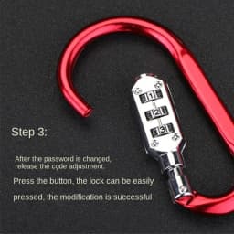3 Digit Dial Combination Code Number Lock Padlock For Luggage Zipper Bag Backpack Handbag Suitcase Drawer Outdoor Durable Locks
