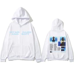 Hit Me Hard and Soft Tour 2025 Zipper Hoodies Men Women Fashion Harajuku Zip Up Jacket Unisex Vintage Hip Hop Zip Up Sweatshirts