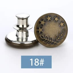 5/10/20Pcs Button Pins for Loose Jeans No Sew Instant Replacement Snap Tack Pant Button Adjustable Metal Pants Button Tightener